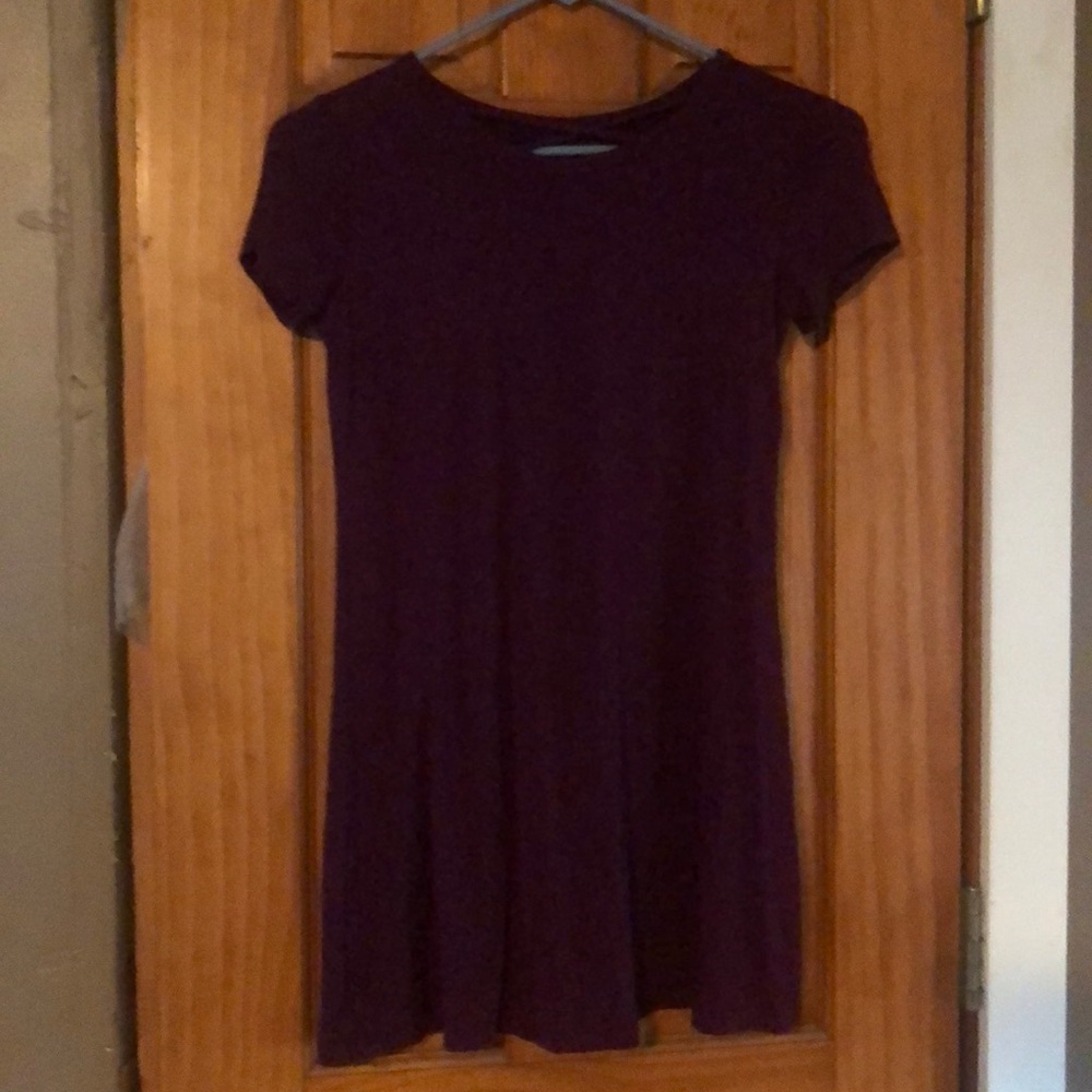 Burgundy dress